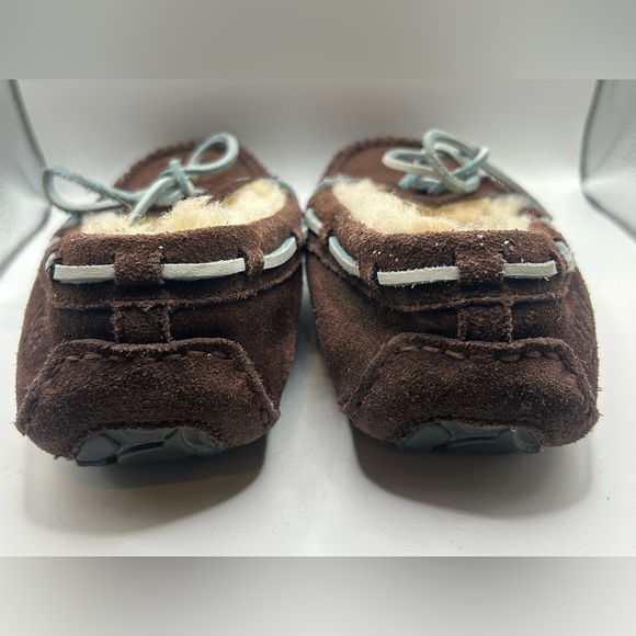 UGG Dakota moccasin slippers in Chocolate Brown - Picture 10 of 15